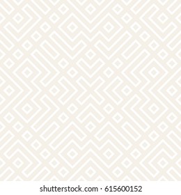Geometric Ethnic Background Lattice. Stylish Subtle Texture. Vector Abstract Seamless Pattern.
