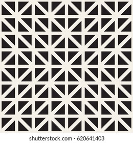 Geometric Ethnic Background with Symmetric Lines Lattice. Vector Abstract Seamless Pattern.