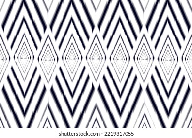 geometric ethnic black and white vintage  texture vector art design. textile fashion pattern line ikat seamless pattern and batik fabric texture asian background wallpaper geometry.