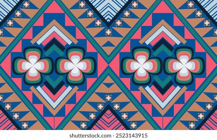 Geometric ethnic, design for decorative, clothing, carpet, background, fabric, handcraft, tribal, square, seamless, retro, draperies, geometric traditional ethnic, cushions, pillow, Print,ethnic,flora