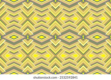 Geométrico, diseño étnico para decorativo, ropa, alfombra, fondo, tela, artesanía, tribal, cuadrado, sin costuras, retro, cortinas, geométrico tradicional, cojines étnicos, almohada, impresión, étnico, tela