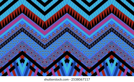 Geométrico, diseño étnico para decorativo, ropa, alfombra, fondo, tela, artesanía, tribal, cuadrado, sin costuras, retro, cortinas, geométrico tradicional, cojines étnicos, almohada, impresión, étnico, nativo