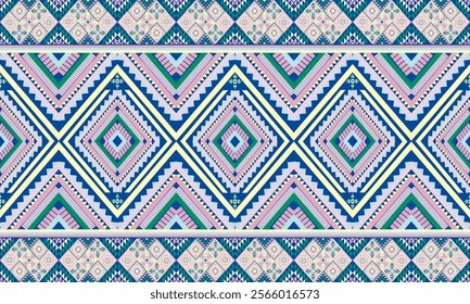 Geometric ethnic, design for decorative, clothing, carpet, background, fabric, handcraft, tribal, square, seamless, retro, draperies, geometric traditional ethnic, cushions, pillow, Print, pillowcase 