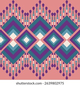 Geometric ethnic, design for decorative, clothing, carpet, background, fabric, handcraft, tribal, square, seamless, retro, draperies, geometric traditional ethnic, cushions, pillow, Print, pillowcase