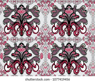 geometric ethnic design with graphic elements