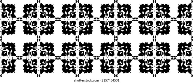 Doodle Altes Zeichnen. Doodle Line Textur. Aquarell Batik Muster. Ethnische Farbe der Linie. Vektorpapierzeichnung. Ink Flower Texture. Tücher Tinte Vorlage. Schwarz-Geometrisches Fußboden. Klassische Vorlage gezeichnet