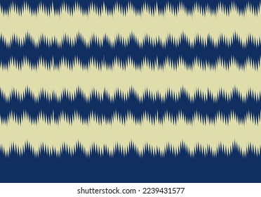 El bordado étnico geométrico es un patrón sin fisuras. Colorido diseño étnico tradicional de ikat. Para tela, fondo, alfombra, papel pintado, ropa, envoltura e ilustración. Concepto de bordado. Diseño de Ikat