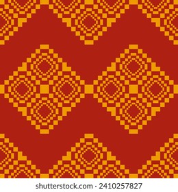 Abstraktes, geometrisches, ethnisches Stoffmuster-Grenzdesign für Stoffdruck, Teppiche, Kleidung, Sarong, Schal, Packung, Stickerei, Druck, Vorhang, Teppich, Tapete, Verpackung, Batik, Aztec