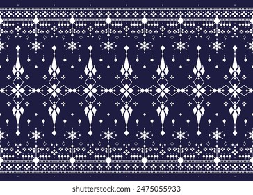 geometric ethnic fabric seamless pattern design for cloth carpet batik wallpaper background wrapping etc.