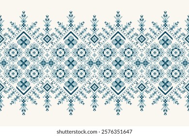 Geometric ethnic floral pattern,geometric pattern,geometric floral embroidery,Aztec style,abstract background,vector illustration,floral cross stitch pattern.design for texture,fabric,clothing,print.