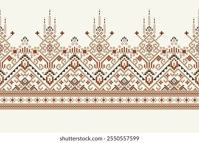 Geometric ethnic floral pattern,geometric oriental pattern on white background,vector illustration,geometric flowers embroidery,Aztec style,abstract background.design for texture,fabric,clothing,sari