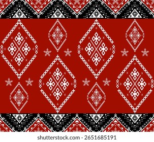 Geometric ethnic horizontal seamless pattern.Traditional design Native American tribal fabric, tile, carpet, vector, 
illustration design,Scarf,wallpaper, clothing, batik, wrapping paper, art print