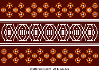 Geometric ethnic ikat fabric pattern traditional design for background,wallpaper,carpet,clothing,wrapping,fabric,vector for textile printing