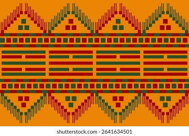 Geometric ethnic ikat fabric pattern traditional design for background,wallpaper,carpet,clothing,wrapping,fabric,vector for textile printing