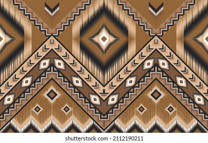 Patrón geométrico de ikat étnico. Diseño tradicional oriental para el fondo.