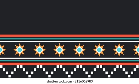 Geometric ethnic ikat pattern traditional Design.Geometric ethnic pattern traditional Design for background,carpet,wallpaper,clothing,wrapping,fabric,embroidery style.wave.line.Eps10