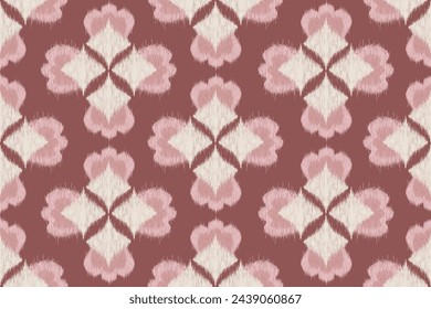Diseño tradicional sin fisuras del patrón étnico geométrico del ikat para el fondo, alfombra, papel pintado, ropa, envoltura, tela, ilustración vectorial, estilo del bordado