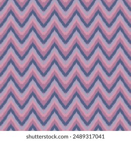 Geometric ethnic ikat seamless pattern in vector. Design for fabric, clothing, wallpaper, rug, blanket, curtain, print, paper, etc. 