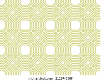 Nahtlose geometrische Linienmuster.Traditioneller ethnischer Stil, der als Kleidungsmotiv verwendet werden kann. Papier usw. können Sie die Farbe des Vektormusters nach Ihrem Geschmack ändern.