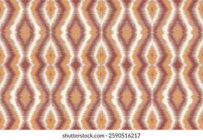 Geometric and ethnic Native American tribal patterns, featuring Aztec and Navajo motifs, create a seamless decorative texture. Design for background ,curtain, carpet, clothing, wrapping, Batik.