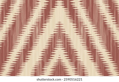 Geometric and ethnic Native American tribal patterns, featuring Aztec and Navajo motifs, create a seamless decorative texture. Design for background ,curtain, carpet, clothing, wrapping, Batik.