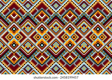 Geometric ethnic navajo, netive america pattern traditional Design for seamless pattern,background,carpet,wallpaper,clothing,Batik,fabric,Vector illustration.style