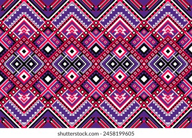 Geometric ethnic navajo, netive america pattern traditional Design for seamless pattern,background,carpet,wallpaper,clothing,Batik,fabric,Vector illustration.style