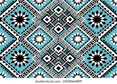 Geometric ethnic navajo,netive america pattern traditional Design for seamless pattern,background,carpet,wallpaper,clothing,Batik,fabric,Vector illustration.style