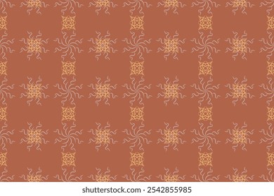 Geometric ethnic oriental details ikat seamless pattern traditional Design for background,carpet,wallpaper,clothing,wrapping,Batik,fabric,Vector illustration embroidery style.