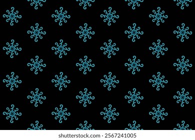 Geometric ethnic oriental details ikat seamless pattern traditional Design for background,carpet,wallpaper,clothing,wrapping,Batik,fabric,Vector illustration embroidery style. Geometric flowers.