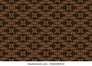 Geometric ethnic oriental details ikat seamless pattern traditional Design for background,carpet,wallpaper,clothing,wrapping,Batik,fabric,Vector illustration embroidery style. Symmetry fabric pattern 