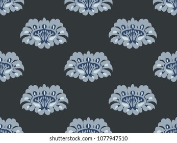 Geometric ethnic oriental ikat pattern. For background, textile, carpet, wallpaper, surface clothing, wrapping, batik, fabric. Traditional seamless tribal print.