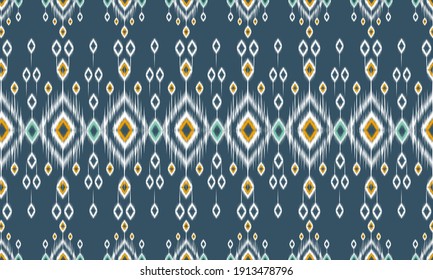 Geometrisches ethnisch-orientalisches Klimatmuster traditionelles Design für Hintergrund, Teppich, Tapete, Kleidung, Umhüllung, Batik, Stoff, Vektorgrafik.Stickereistil.