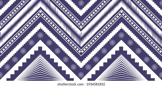 Geometric ethnic oriental ikat pattern traditional Design.Geometric ethnic oriental pattern traditional Design for background,carpet,wallpaper,clothing,wrapping,fabric,embroidery style.wave.line.Eps10