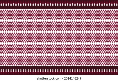 Patrón geométrico étnico oriental ikat tradicional Diseño para fondo, alfombra, papel pintado, ropa, envoltura, bático, tela, ilustración vectorial.estilo bordado.