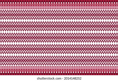Geometrisches ethnisch-orientalisches Klimatmuster traditionelles Design für Hintergrund, Teppich, Tapeten, Kleidung, Umhüllung, Batic, Stoff, Vektorgrafik.Stickereistil.
