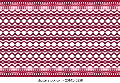 Geometrisches ethnisch-orientalisches Klimatmuster traditionelles Design für Hintergrund, Teppich, Tapeten, Kleidung, Umhüllung, Batic, Stoff, Vektorgrafik.Stickereistil.