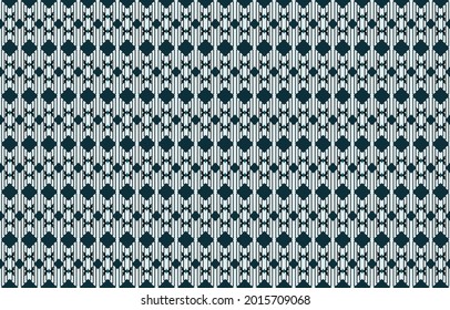 Patrón geométrico étnico oriental ikat tradicional Diseño para fondo, alfombra, papel pintado, ropa, envoltura, bático, tela, ilustración vectorial.estilo bordado.