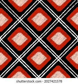 Patrón geométrico étnico oriental ikat tradicional Diseño para fondo, alfombra, papel pintado, ropa, envoltura,Batik,tela,Ilustración vectorial.estilo bordado.
