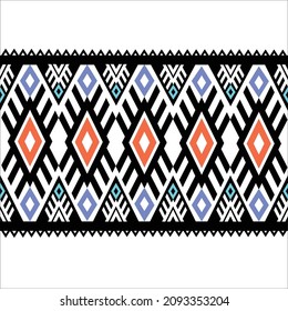 geometric ethnic oriental ikat pattern traditional Design for background,carpet,wallpaper,clothing,wrapping,batic,fabric,vector illustraion.embroidery style.Illuminating yellow small diamond line pri