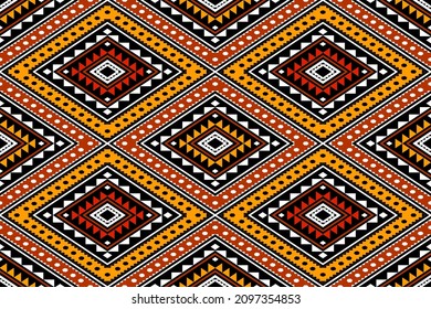 Geometrisches ethnisch-orientalisches Klimatmuster traditionelles Design für Hintergrund, Teppich, Tapete, Kleidung, Umhüllung, Batik, Stoff, Vektorgrafik.Stickereistil.