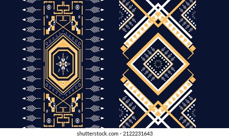 Geometric ethnic oriental ikat pattern traditional Design.Geometric ethnic oriental pattern traditional Design for background,carpet,wallpaper,clothing,wrapping,fabric,embroidery style.wave.line.Eps10