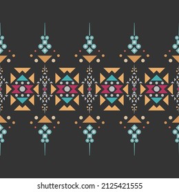 Geometric ethnic oriental ikat pattern traditional Design.Geometric ethnic oriental pattern traditional Design for background,carpet,wallpaper,clothing,wrapping,fabric,embroidery style.wave.line.Eps10