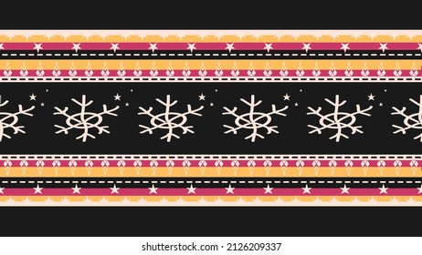 Geometric ethnic oriental ikat pattern traditional Design.Geometric ethnic oriental pattern traditional Design for backgroun,snow,clothing,fabric,embroidery style.christmas.santa.deer.Winter.star.tree