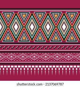 Geometric ethnic oriental ikat pattern traditional Design.Geometric ethnic oriental pattern traditional Design for background,carpet,wallpaper,clothing,wrapping,fabric,embroidery style.wave.line.Eps10