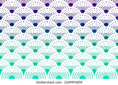 Geometric ethnic oriental ikat pattern traditional Design for background,carpet,wallpaper,clothing,wrapping,Batik,fabric,Vector illustration.embroidery style.