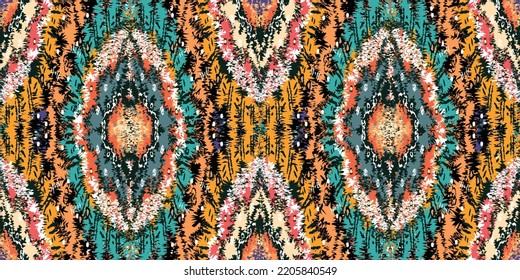Geometric ethnic oriental ikat pattern traditional Design.Geometric ethnic oriental pattern traditional Design for background,carpet,wallpaper,clothing,wrapping,fabric,embroidery style.wave.line.Eps10