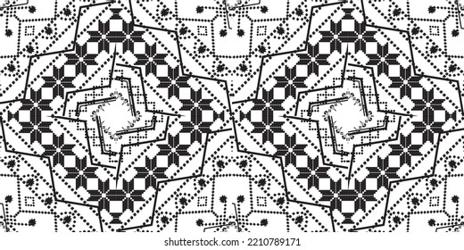 Geometric ethnic oriental ikat pattern traditional Design.Geometric ethnic oriental pattern traditional Design for background,carpet,wallpaper,clothing,wrapping,fabric,embroidery style.wave.line.Eps10