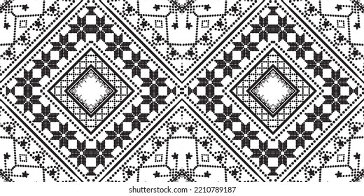 Geometric ethnic oriental ikat pattern traditional Design.Geometric ethnic oriental pattern traditional Design for background,carpet,wallpaper,clothing,wrapping,fabric,embroidery style.wave.line.Eps10