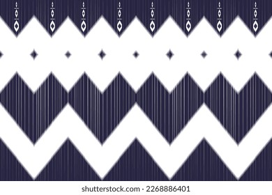 Geometric ethnic oriental ikat pattern traditional Design for background,carpet,wallpaper,clothing,wrapping,Batik,fabric,Vector illustration. embroidery style.